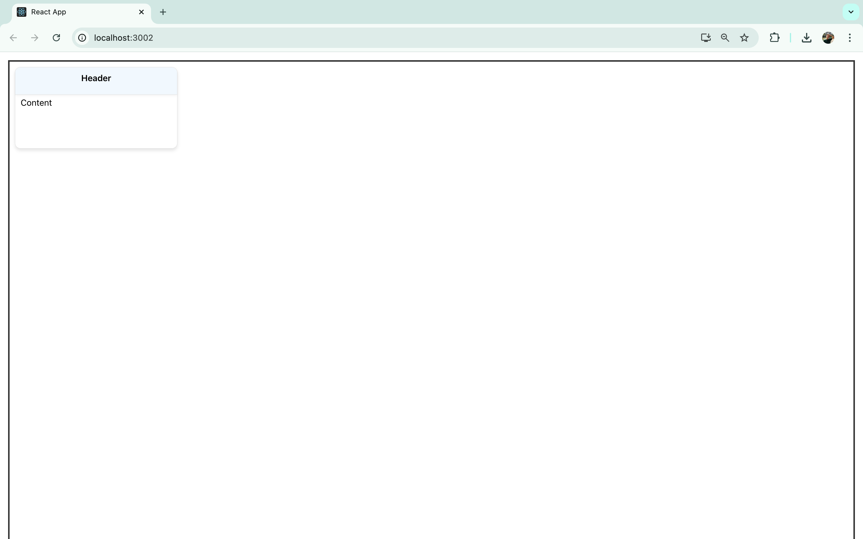 Style One Card Style One Card